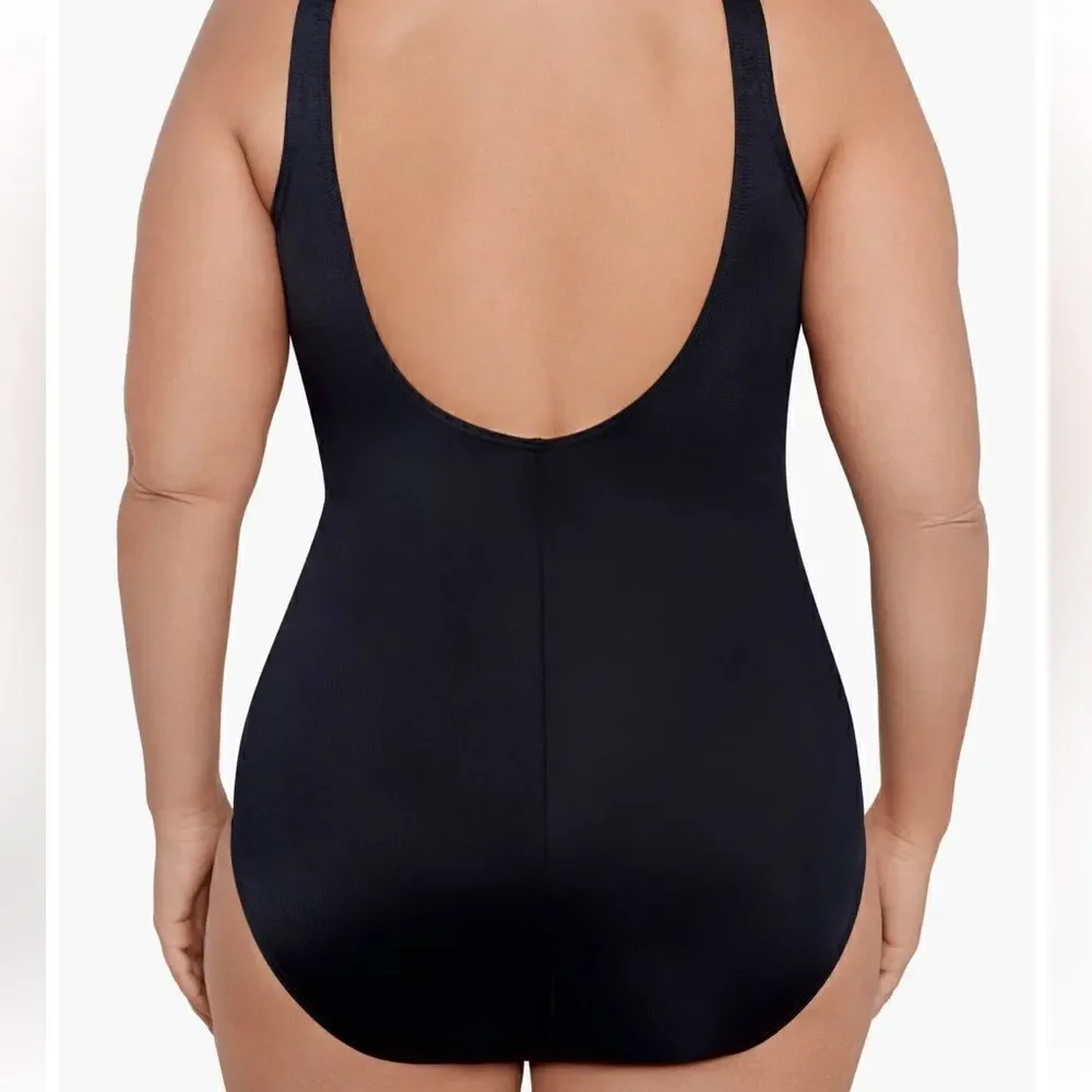 Miraclesuit Must Haves Oceanus One Piece Swimsuit size 18 NWT $180